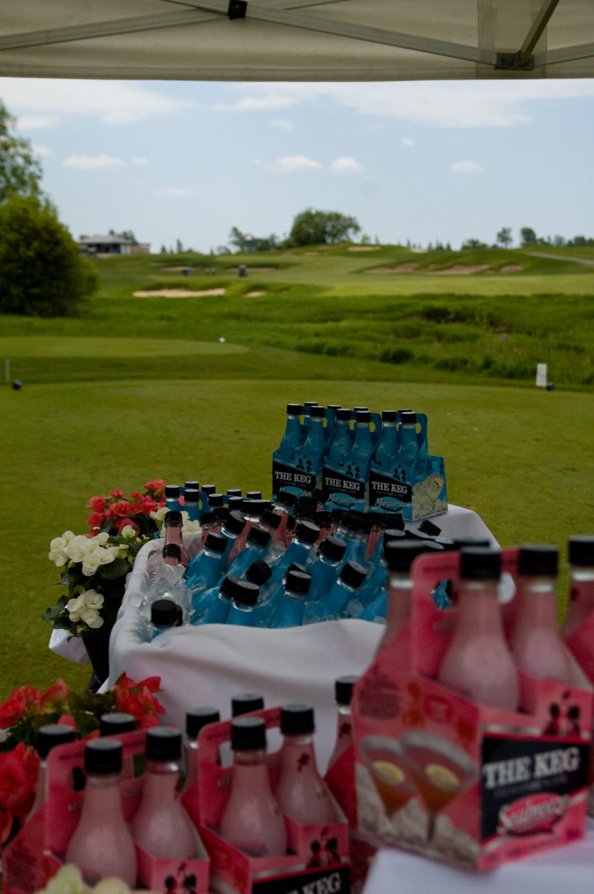 Hala Events - Cool drinks after some golf at The Keg Spirit Foundation Golf Classic