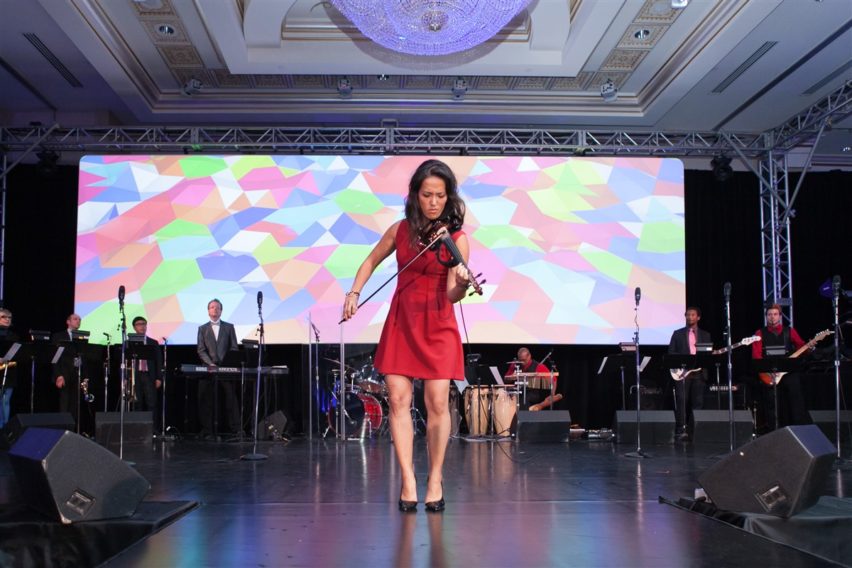 Hala Events - A violin performance at The Kaleidoscope Ball