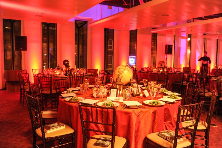Hala Events - Dining tables at the Book Lover’s Ball