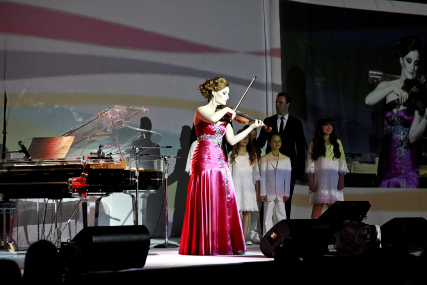 Hala Events - Renew The World Gala violin performance