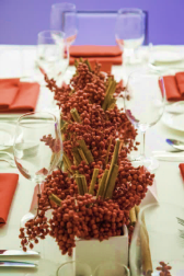 Hala Events - TPL Holiday Party flower arrangments